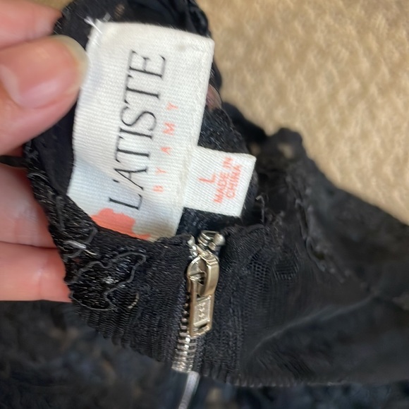 Lace zippered back set size large - Picture 5 of 6